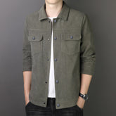 Вельветовая куртка для мужчин осень и зима